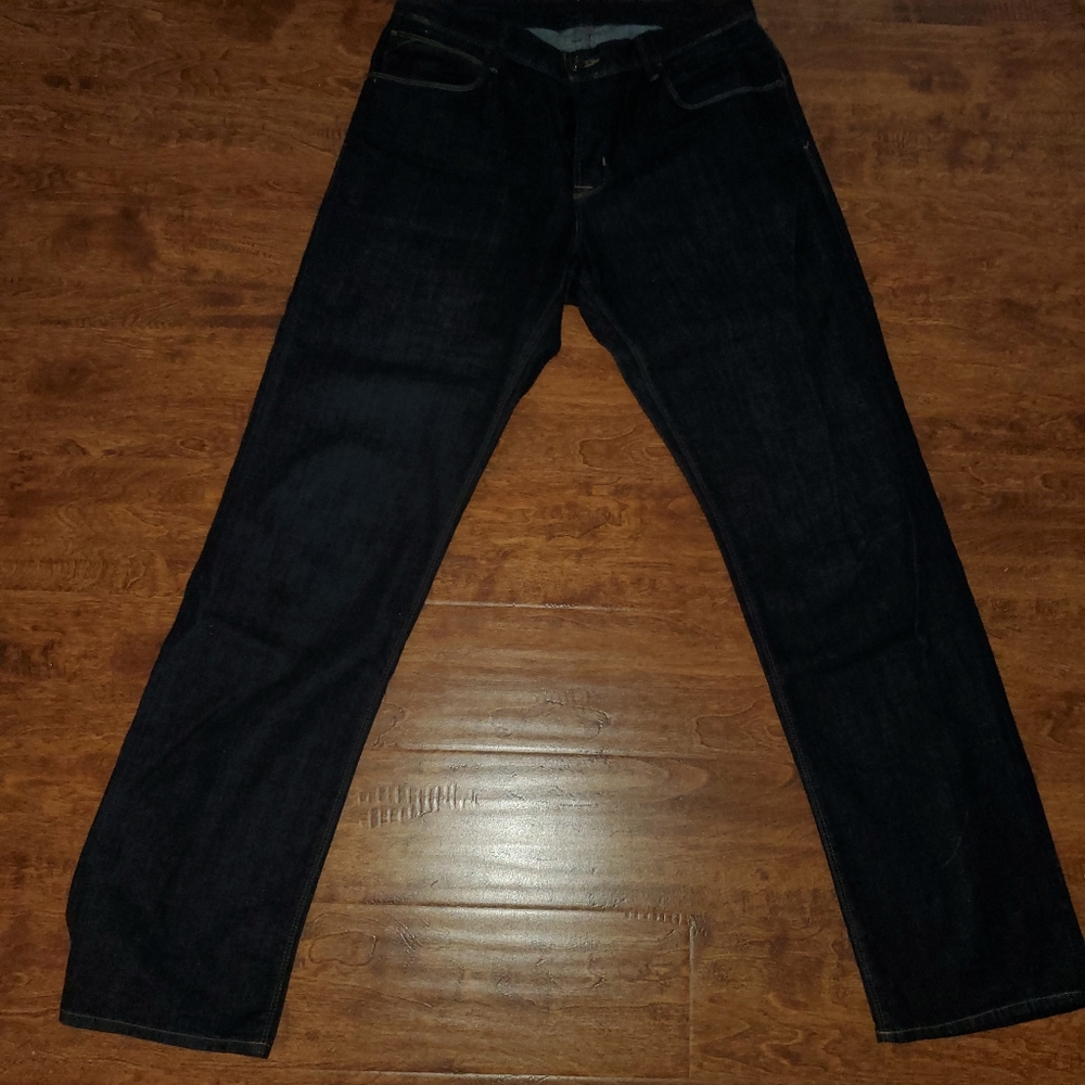 Hudson mens dark denim jeans